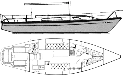 Drawing of Challenger 35 (Primrose)