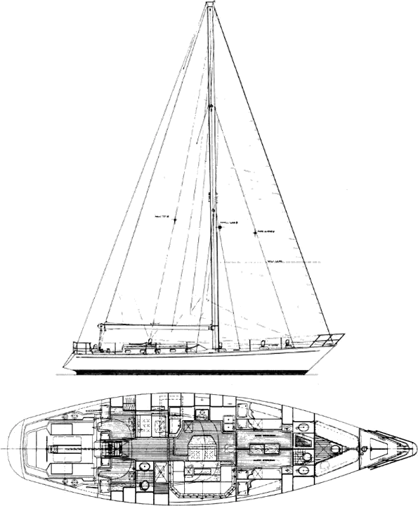 Drawing of Little Harbor 57