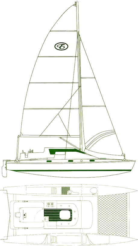 Drawing of Endeavourcat Sport 36