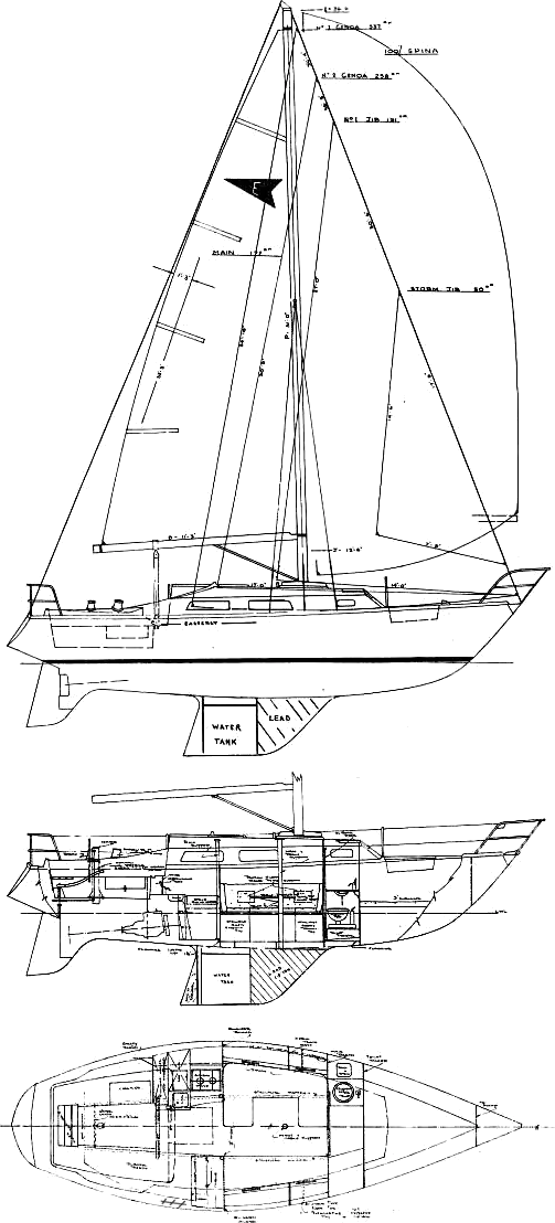 Drawing of Easterly 30 (Smith)