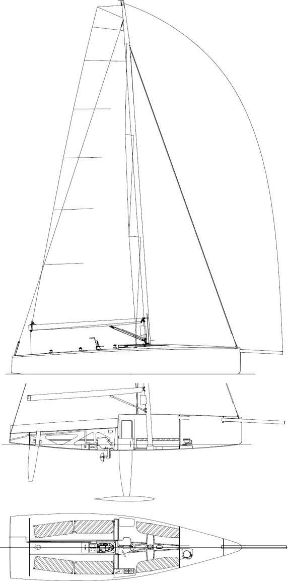 Drawing of Farr 400