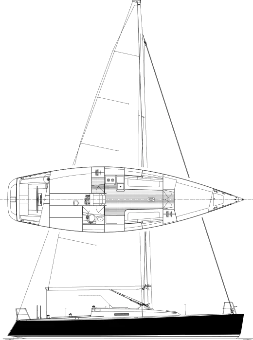 Drawing of J/124