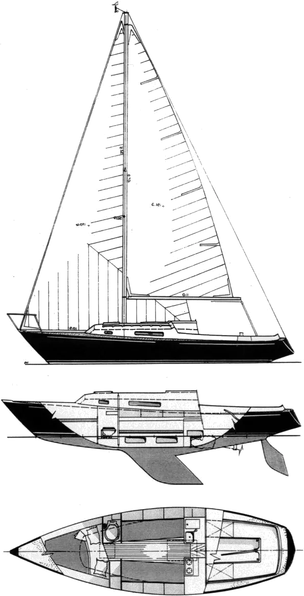 viking 28 sailboat data