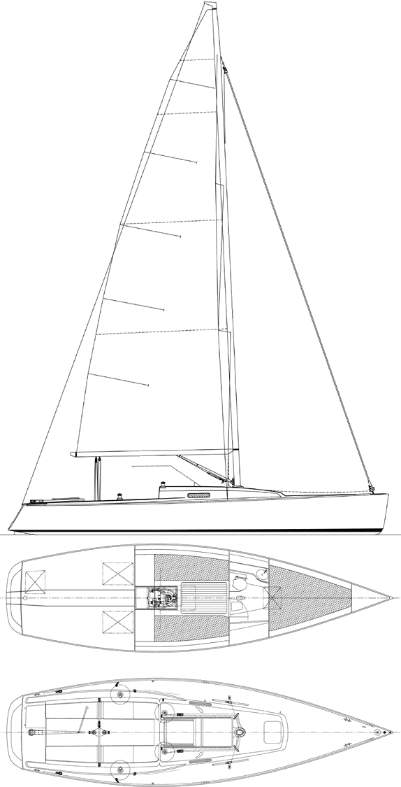 Drawing of J/100