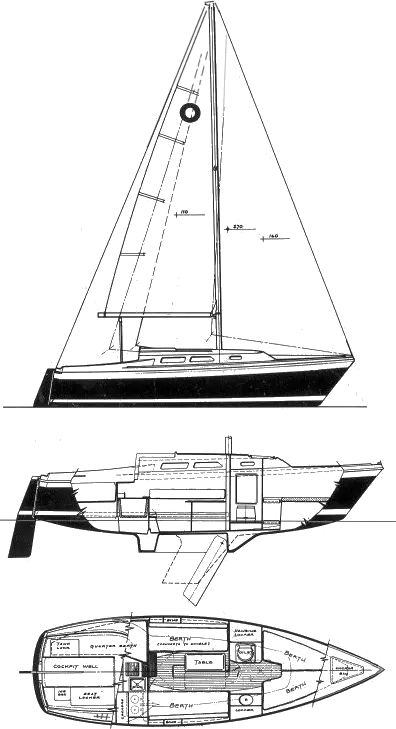 Drawing of O'Day 25
