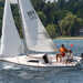 1986 Catalina 22 Capri 4' keel with roller trailer cover image